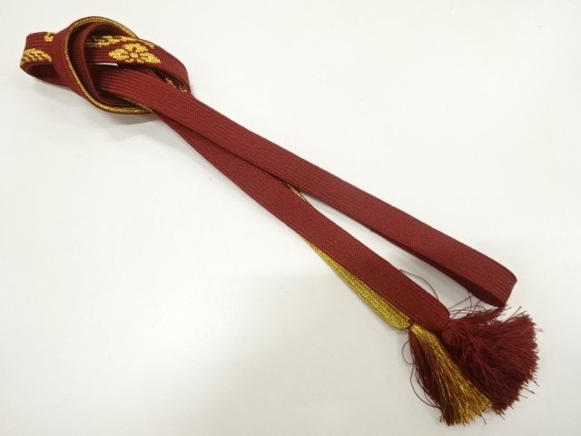 JAPANESE KIMONO / HAND-TIED OBIJIME CORD